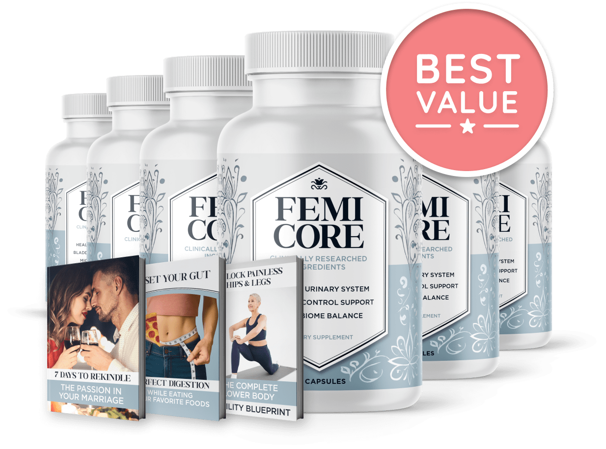 FemiCore supplement bottle placeholder